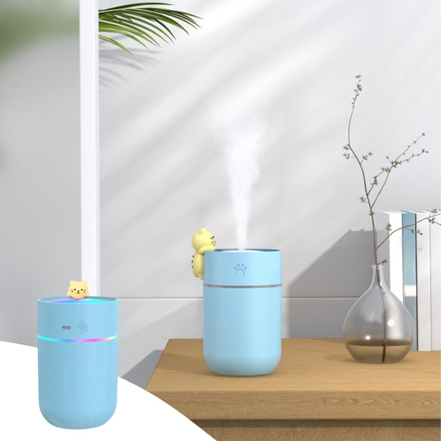 Sentmoon Todays Deals Clearance Sales Portable Desk Humidifier, Cool Mist Humidifier, Humidifier For Home Bedroom Office, Plants, Colorful Night Function Up to 50% Off