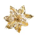thumbnail image 1 of Toystoory Atmósferas de flores artificiales de Navidad, decoración de árbol de fiesta temática de Navidad, simulación colgante, accesorio de Kits de decoración para fiestas Oro Toystoory HA069946-04, 1 of 6