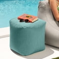 thumbnail image 6 of Jaxx Luckie Outdoor Patio Bean Bag Ottoman, Breeze, 6 of 7