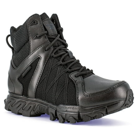 Reebok Trailgrip Tactical Men's Soft Toe EH WP 6 Inch Side Zip Tactical Work Boot