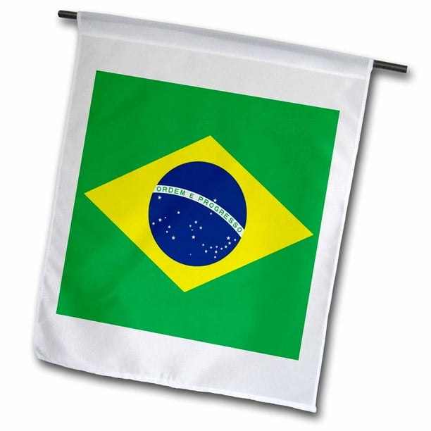 3dRose Flag of Brazil Bandeira do Brasil Brazilian green yellow