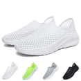 thumbnail image 2 of Men's Breathable Knit Sneakers Comfortable On Casual Shoes For Walking Running Yoga Gym Beach Summer Spring, 2 of 8