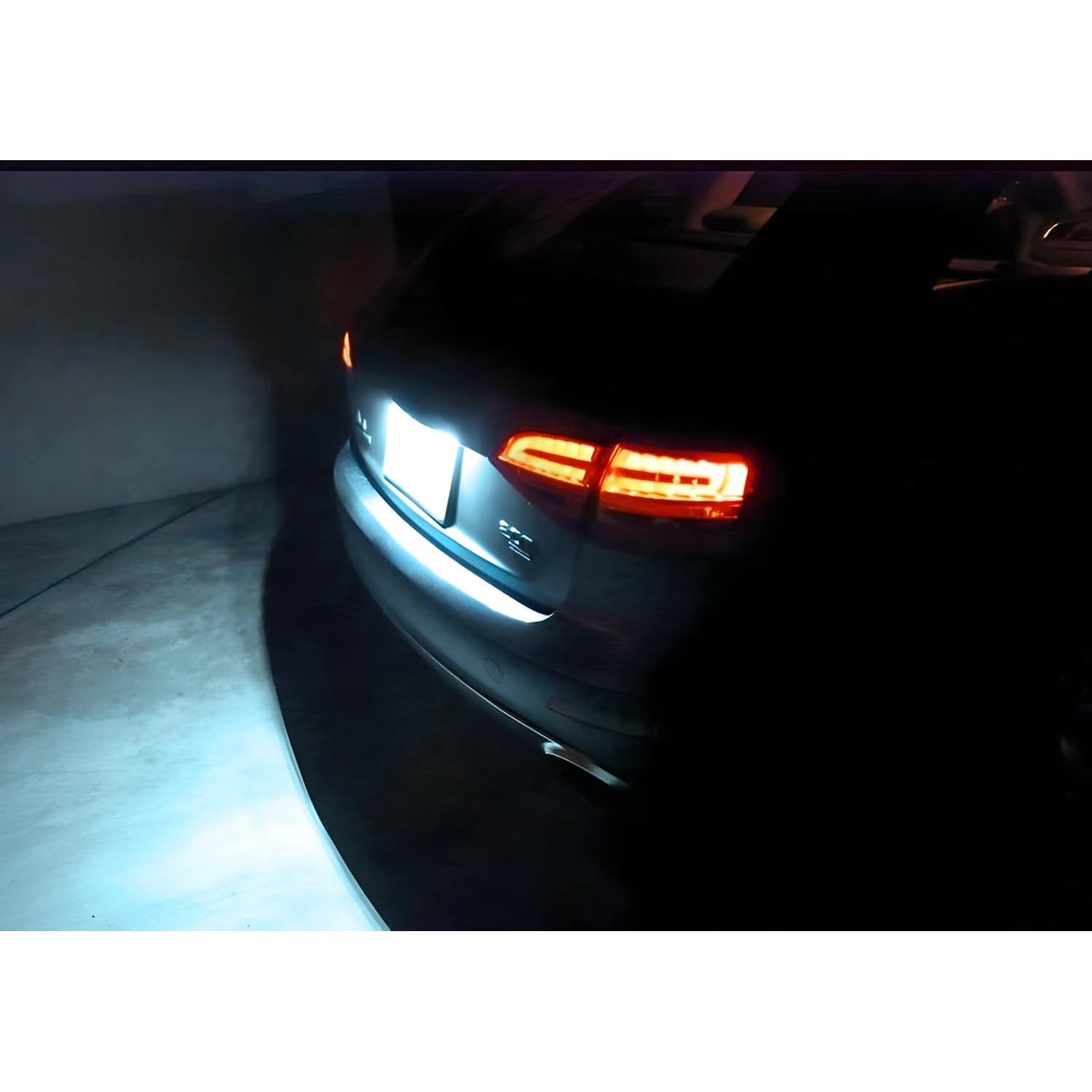Aqua Ice Blue 3W Full LED License Plate Light Kit For Volkswagen: Jetta Passat Touareg, For Audi: A1 A6 A7 Q5 TT, Build-In Canbus Error Free