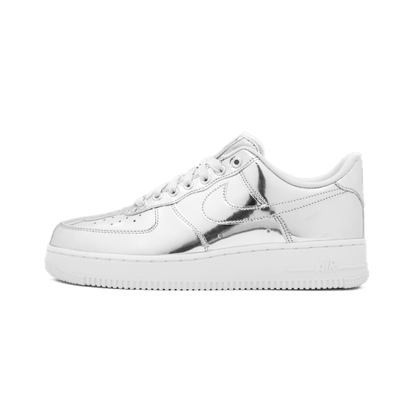 NIKE WOMENS AIR FORCE 1 SP Womens "Metallic Chrome" CQ6566 001 from Stadium Goods