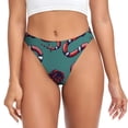 thumbnail image 1 of Fotbe Snake And Rose Tanga Sin Costuras para Mujer con Estampado – Panties Invisibles, Transpirables y Cómodos para Uso Diario-Small, 1 of 6