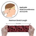 thumbnail image 6 of Daiia Red Line printed Men's Performance Headband,Sports Headbands,Moisture Wicking Workout Headband, 6 of 9