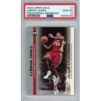 Lebron James Rookie Card 2003-04 Upper Deck MVP #201 BGS 9.5 (9.5