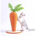thumbnail image 1 of Postes rascadores para gatos para gatos de interior, lindo poste rascador para gatos con zanahoria, rascador para gatos de sisal, juguete para rascar gatos, rascador de uñas para gatos, poste para, 1 of 7