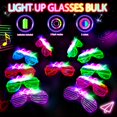 thumbnail image 3 of Gafas LED SHQDD de 38 piezas que se iluminan en 5 colores y 3 modos de luz, 3 of 7