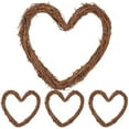 thumbnail image 1 of 4pcs DIY Rattan Ring Wreath Frame Rattan Garland Frame DIY Wall Hanging Decoration, 1 of 8