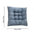 thumbnail image 2 of Solid Chair Cushions Super Soft Thick Washable Square Seat Pads Chair Cushions Seat Cushions Pillows Chair Pads for Kitchen Dining Room Office School(50x50cm), 2 of 3