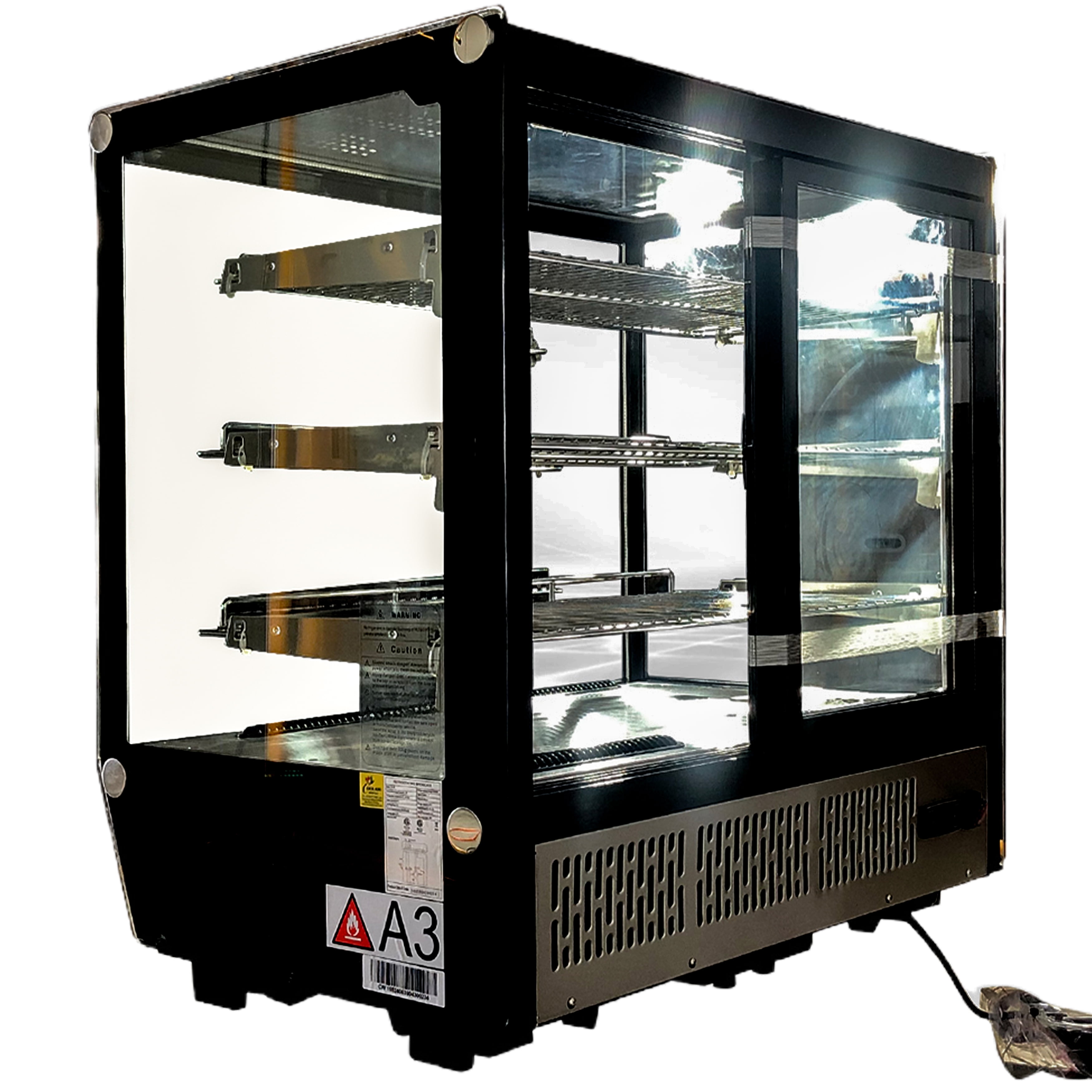 NSF 35 in. Countertop Refrigerated Display Case 6.8 Cu.Ft. Electric Commercial Cabinet Counter Food Refrigerated Display