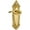 Lifetime Brass, variant on Grandeur Gvcbel_Prv_238 Grande Victorian Right Handed Privacy Door Lever Set - Brass
