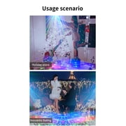 DJ light Disco party light USB 8pin multi pattern remote control sound controlled strobe light Starry sky projection light Home atmosphere light Karaoke Club Camping Decoration light