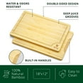 XL Cutting Board Extra Large Bamboo Cutting board for Kitchen