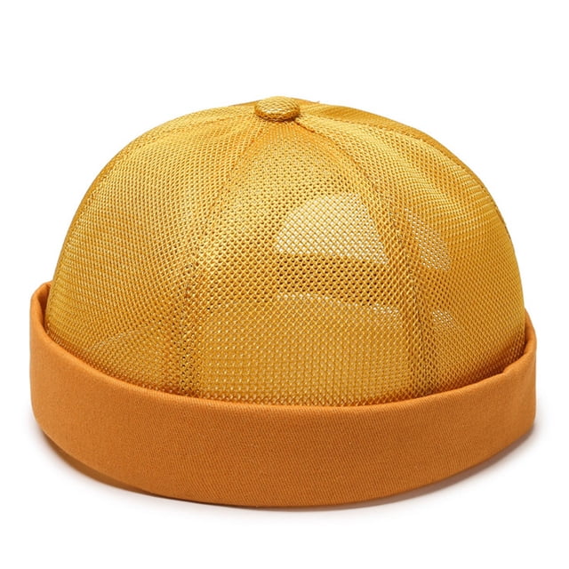 Men Solid Cap Mesh Quick Drying Adjustable Breathable Sport Outdoor Hip Hop Cap