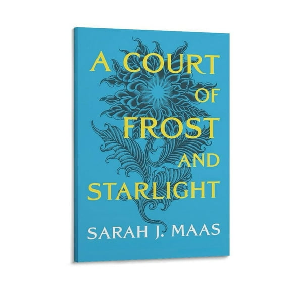 Sarah J. Maas of A Court of Frost And Starlight Book Poster Canvas Wall Art Print For Room Aesthetic And Decor Poster For Bedroom Office Home Dorm Kitchen Bathroom Decor