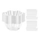 thumbnail image 2 of Mini tazas de postre,Tazas de postre con cucharas Tazones para servir en fiestas,Cuencos de postre Copas de frutas Transparentes en forma de flor,Vasos desechables pequeños y reutilizables, 2 of 8