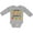 AC-Heather Grey, variant on Inktastic Future Apple Farmer- Apples and Leaves Boys or Girls Long Sleeve Baby Bodysuit