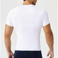 thumbnail image 5 of USNSM Compression Shirt Men Short Sleeve Cool Dry Workout Gym T-Shirt Breathable Athletic Sports Undershirts Running Tops White XXL, 5 of 6