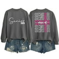thumbnail image 3 of Clearance Sales Oversized Crewneck Sweatshirt Women Senior 2025 Sweatshirt Women Class Of 2025 Long Sleeve Pullover Casual Crewneck Tops Graduation 2025 Shirt, 3 of 3