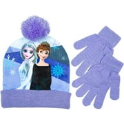 Disney Frozen 2 Girls Hat and Glove Winter Set [4014]