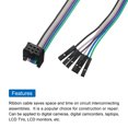 thumbnail image 4 of Unique Bargains 1 Pcs IDC Rainbow Wire Flat Ribbon Cable FC-Female to 6P 11.8 Inch Length 2.54mm Pitch, 4 of 4