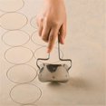thumbnail image 4 of EORTA 2 Pieces Stainless Steel Pastry Rolling Cutter Circle Dough Blade Roller Dumpling Wrapper Mould Pie Ravioli Empanada Pierogi Calzone Making Tools for Home Kitchen, DIY, Gift, Dia.7 cm, 4 of 7