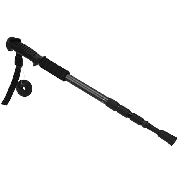 Bastón de trekking al aire libre, bastón de 4 secciones de aleación de aluminio para exteriores Bastón de trekking de aleación de aluminio Rendimiento probado