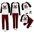 thumbnail image 1 of Parent-child Christmas Pajamas Two-piece Set Tops Pants Family Pyjamas, 1 of 3