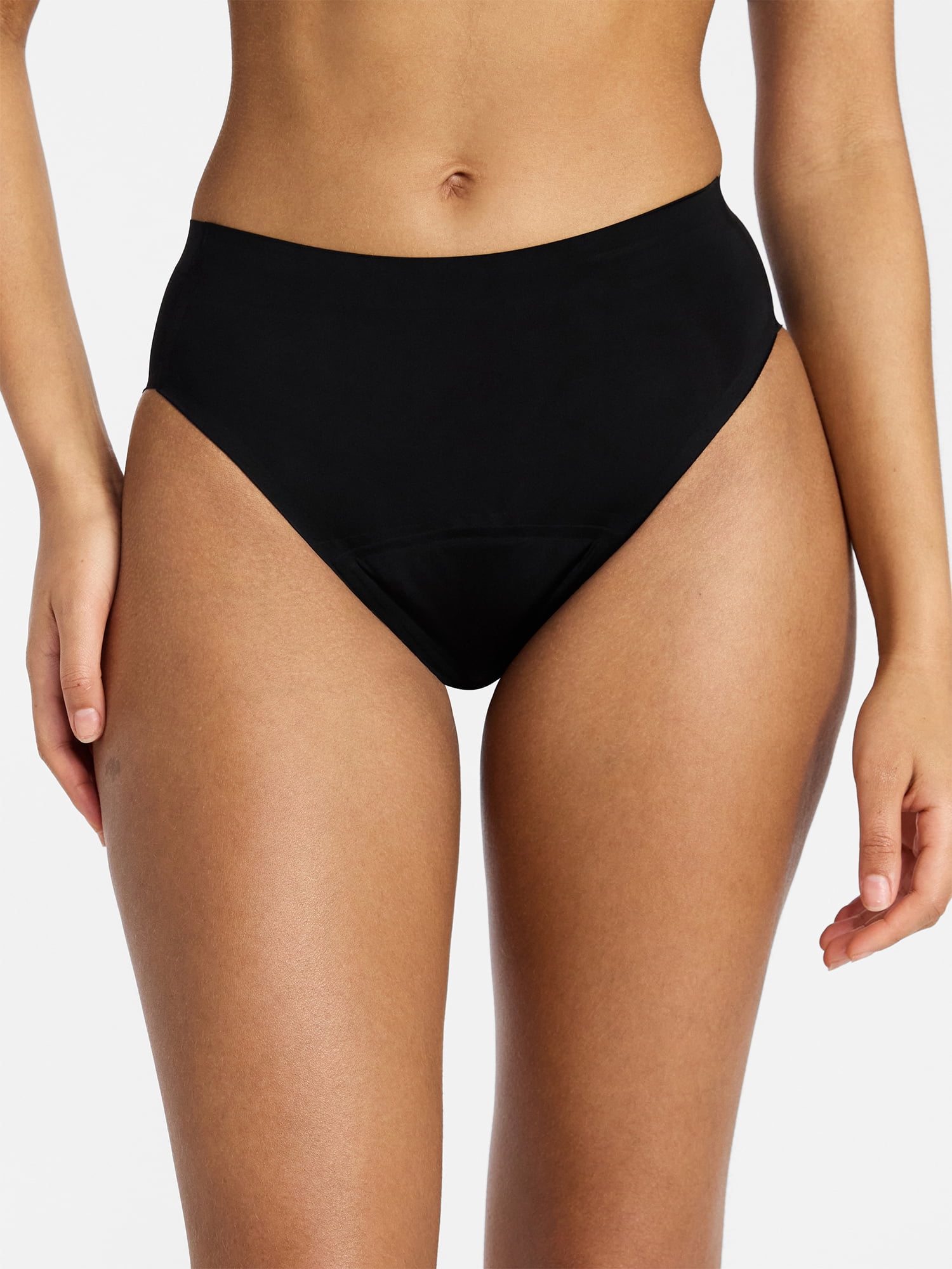 No Boundaries High-Rise Cheeky Super Absorbency Period Underwear, XS - XXL, 2 Pack