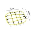 thumbnail image 2 of Mini Decoration Luggage /24 Rubber+Metal Simulated 73x60mm Mesh Practical Yellow, 2 of 10