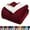 Burgundy, variant on IR Imperial Rooms Sherpa Bed Blanket Soft Thick & Warm Fluffy Plush Winter Fleece Reversible Lightweight Throw (50x60) Camel