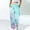 Light Blue, variant on Womens Ankle Pants with Pockets Drawstring Mid Trousers Light Blue Plain Jogging Joggers for Women Y2k