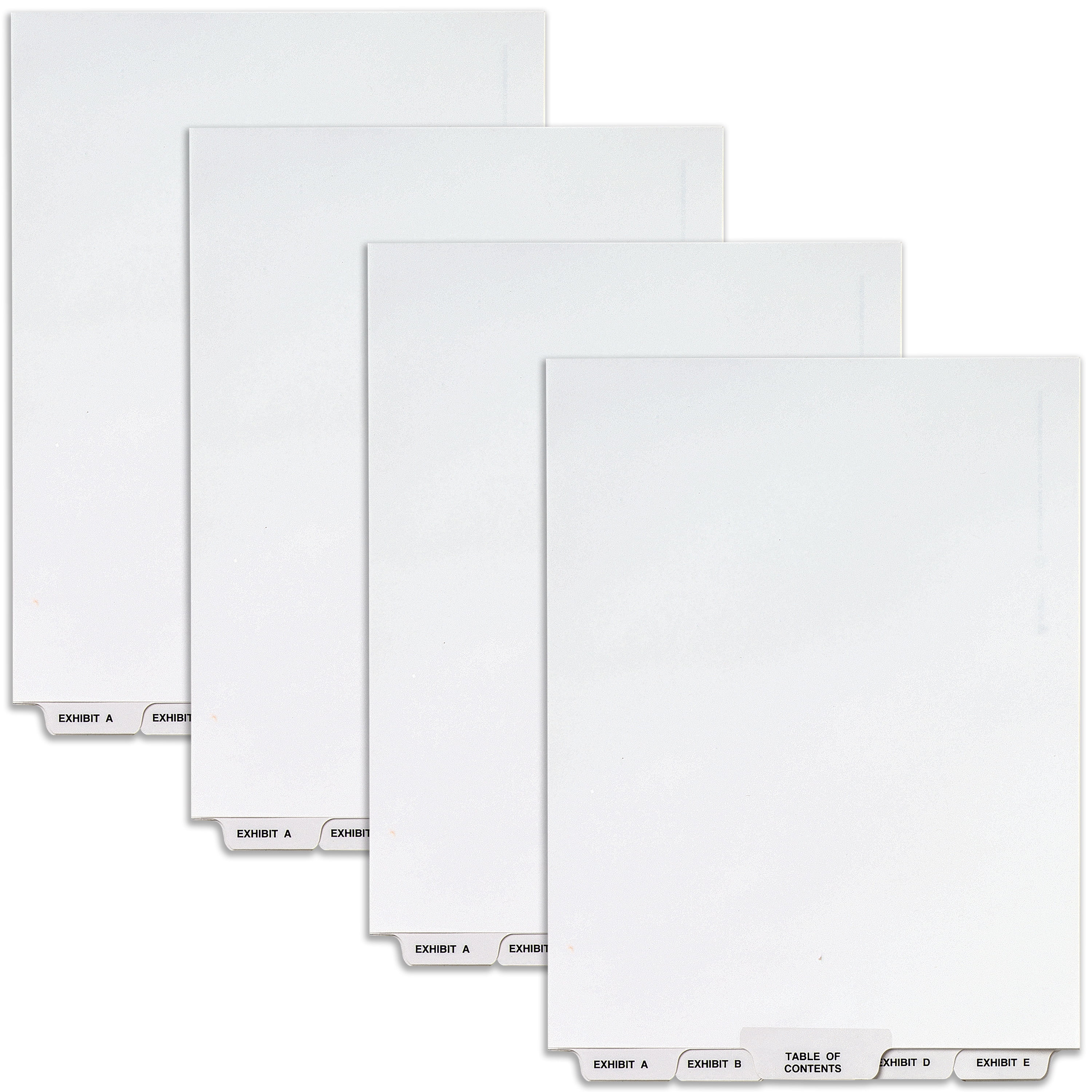 Avery Legal Exhibit Binder Dividers, Preprinted EXHIBIT AZ and Table