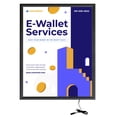 thumbnail image 2 of M&T Displays Buy Max LEDbox LED Light Poster Frame 22x28 Inch Black 1" Aluminum Profile Front Loading Wall Mounting Photo Picture Advertisement Sign Holder Mitered Corner Anti Glare Cover, 2 of 8