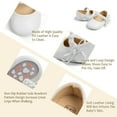 thumbnail image 4 of Bonario Baby Girls Dress Shoes Infant Mary Jane Flats Bowknot Soft Sole Crib Shoe for Newborn 3-18 Months, 4 of 9