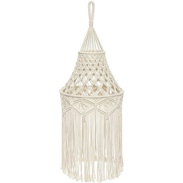 Abat jour macramé bohème - France Abat jour macramé bohème - France