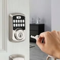 thumbnail image 3 of Kwikset Aura Bluetooth Smart Deadbolt Hardware Lock with Smartkey Venetian Bronze, 3 of 7