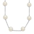 thumbnail image 6 of 14K White Gold White FW Cultured Pearl Necklace 18 Inch, 6 of 6