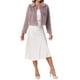 thumbnail image 2 of Abrigo de piel sintética elegante Inspire Chic para mujer, chaqueta corta de botones a presión para bodas de invierno, color rosa polvo XL, 2 of 6