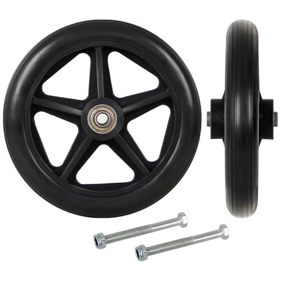 Reemplazo de Rueda delantera 2x 6 pulgadas Zulema Rueda delantera negro