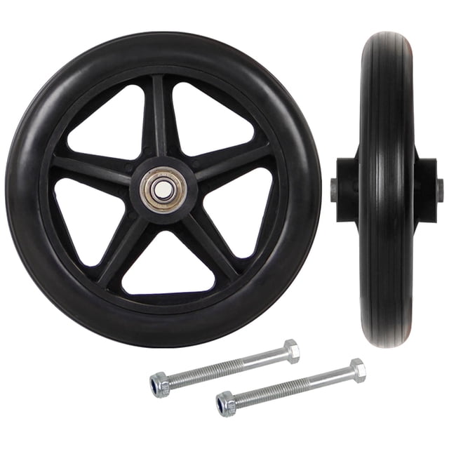 Reemplazo de Rueda delantera 2x 6 pulgadas Zulema Rueda delantera negro