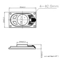 thumbnail image 6 of 2PCS/Lot Loud Speaker for LCD Monitor/TV Speaker Horn 2W 2035 Loudspeaker 8 ohms, 6 of 6