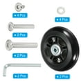 thumbnail image 3 of Uxcell Replacement Luggage Suitcase Wheels Kit, 84mmx24mm Swivel Caster Wheels, 3 of 6