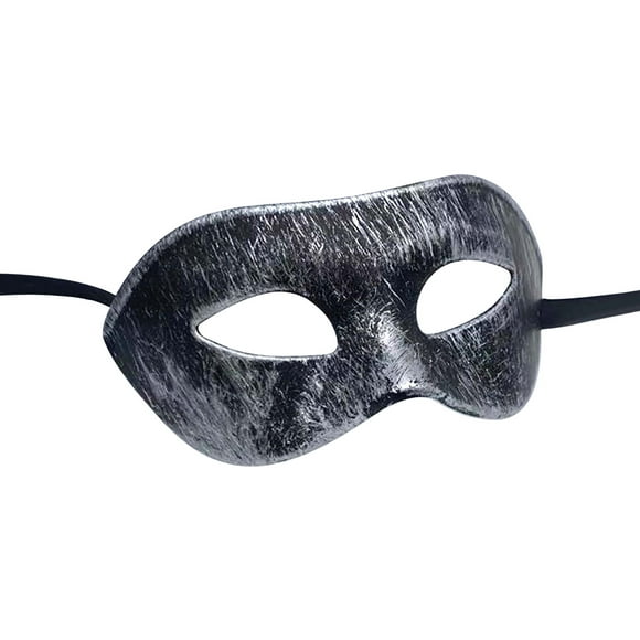 Dianli Halloween Prop Ball Black Mask Half Face Adult White Thickened Eye Mask Weekly Deals