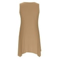 thumbnail image 5 of yillto Womens Plus Size Dress Sleeveless Tank Dress Loose Flowy Cover ups Beach Swimsuit Sundress, 5 of 6