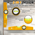 thumbnail image 4 of 10Inch DieCast Magnetic Level, Magnetic Professional Scaffolding Spirit Level, 4 of 6