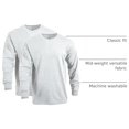 thumbnail image 4 of Camiseta Gildan G5400 de manga larga, paquete de 2, gris ceniza, talla XL, 4 of 7