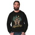 thumbnail image 3 of Funny Bigfoot Keep It Squatchy Graphic Pullover Crewneck Sweatshirt Brisco Brands S, 3 of 5